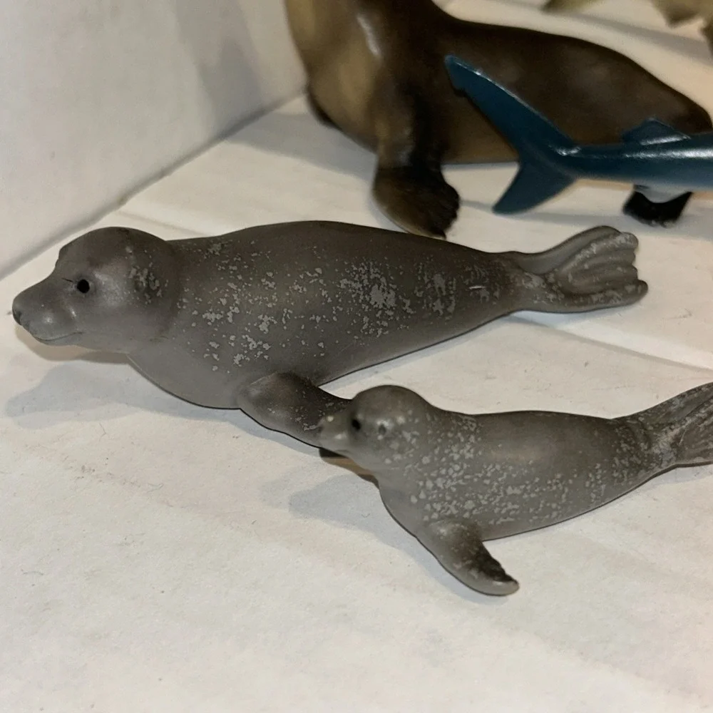 Schleich Sea Life Marine Plastic Animals‎ Seal, Sea Lion, Sharks Toys B3